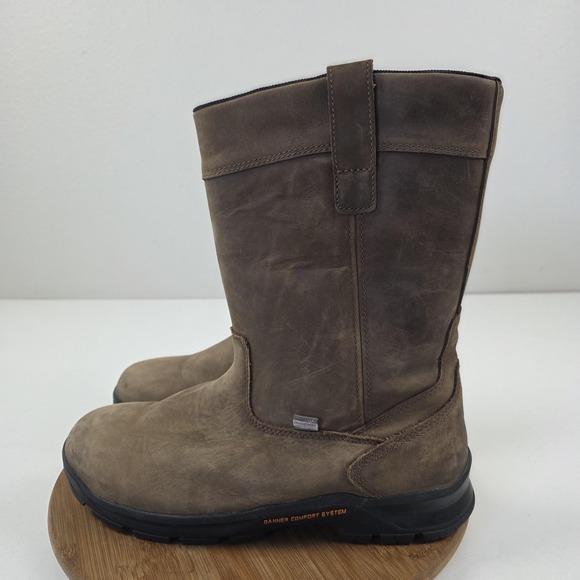 Danner Other - Danner Crafter Wellington Boots Mens Size 11 EE Brown Leather Pull On Work 12453